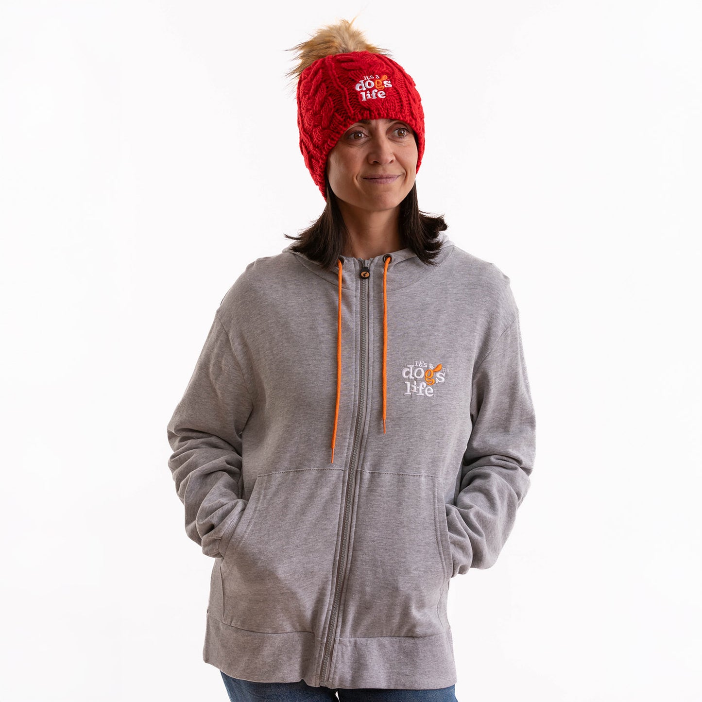 Full Zip Hoodie - Sports Grey