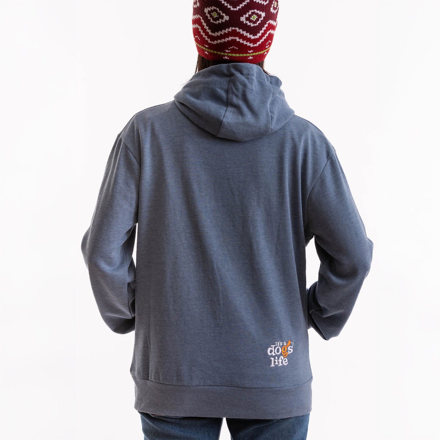 Full Zip Hoodie - Indigo Heather