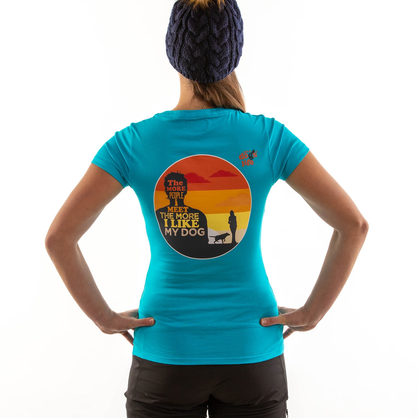 The More People I Meet, The More I Like My Dog - Ladies T'shirt