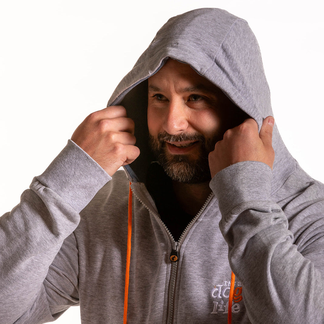 Full Zip Hoodie - Sports Grey