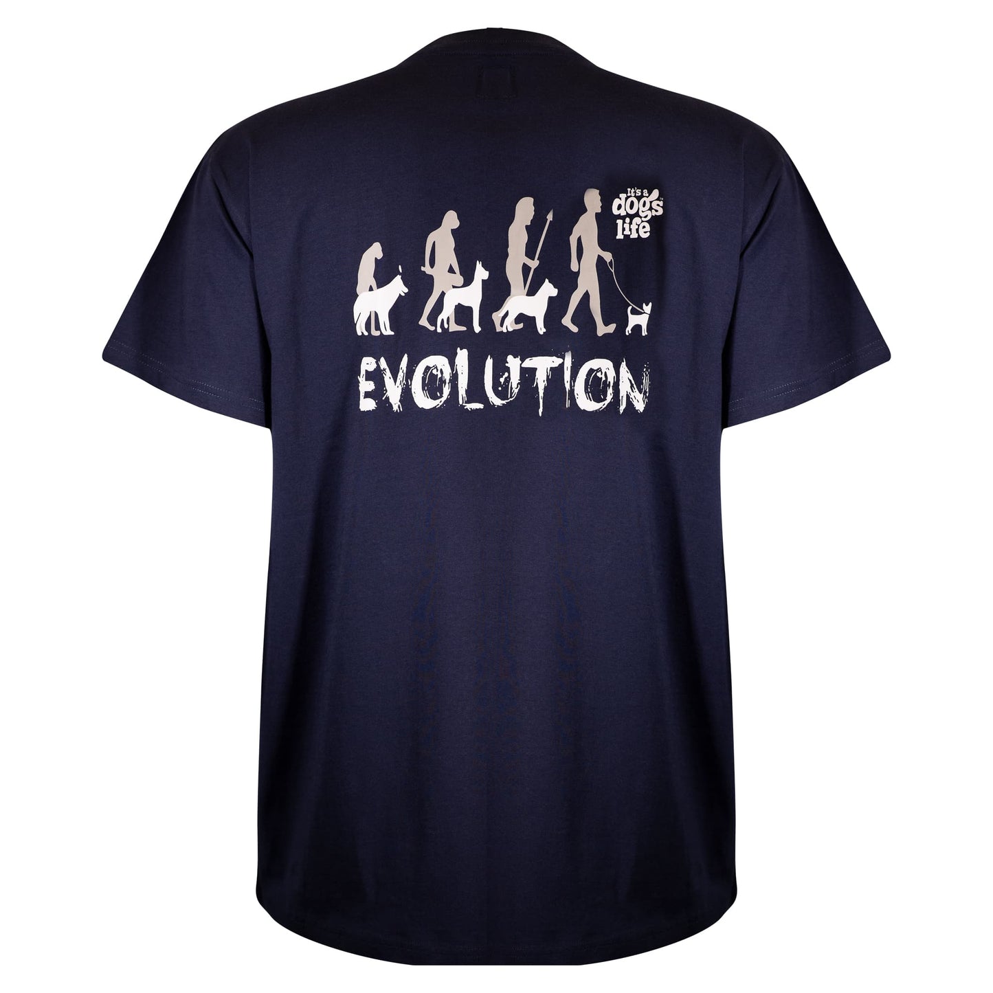 Evolution | Back Print - Its A Dogs Life | Clothing & Gifts