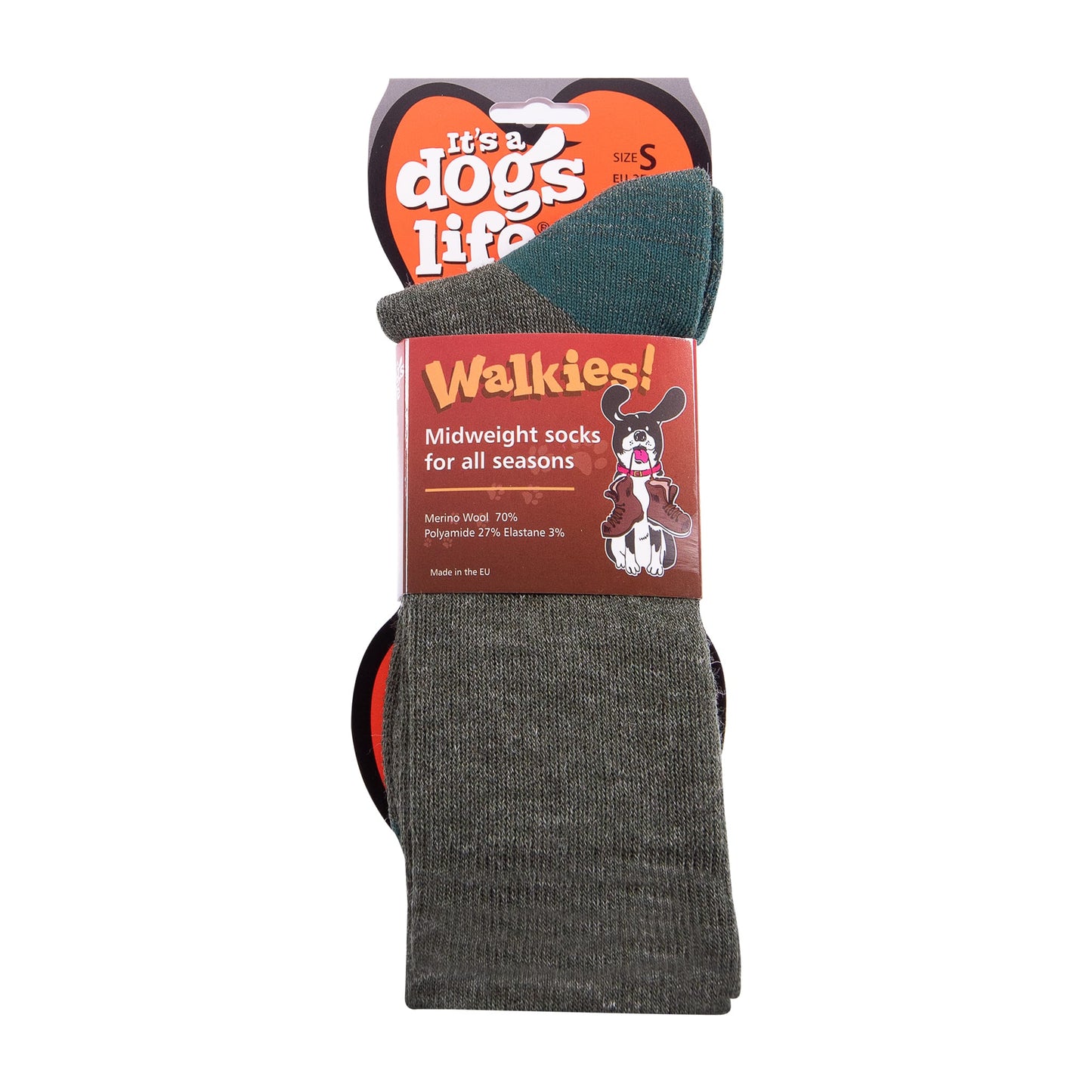 It's A Dog's Life Merino Wool Walking Socks - Its A Dogs Life | Clothing & Gifts