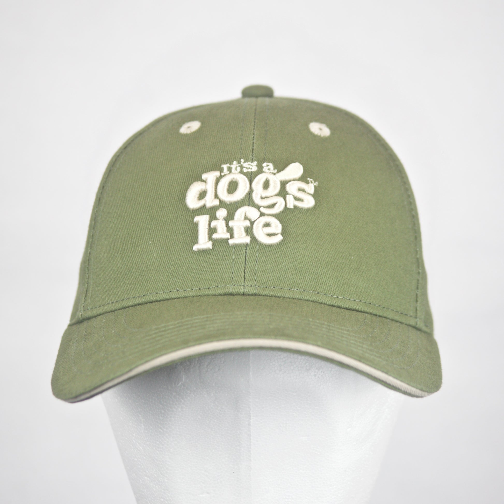 Embroidered Baseball Cap - Olive Green DG20