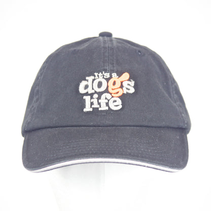 Embroidered Baseball Cap - Washed Black DG19