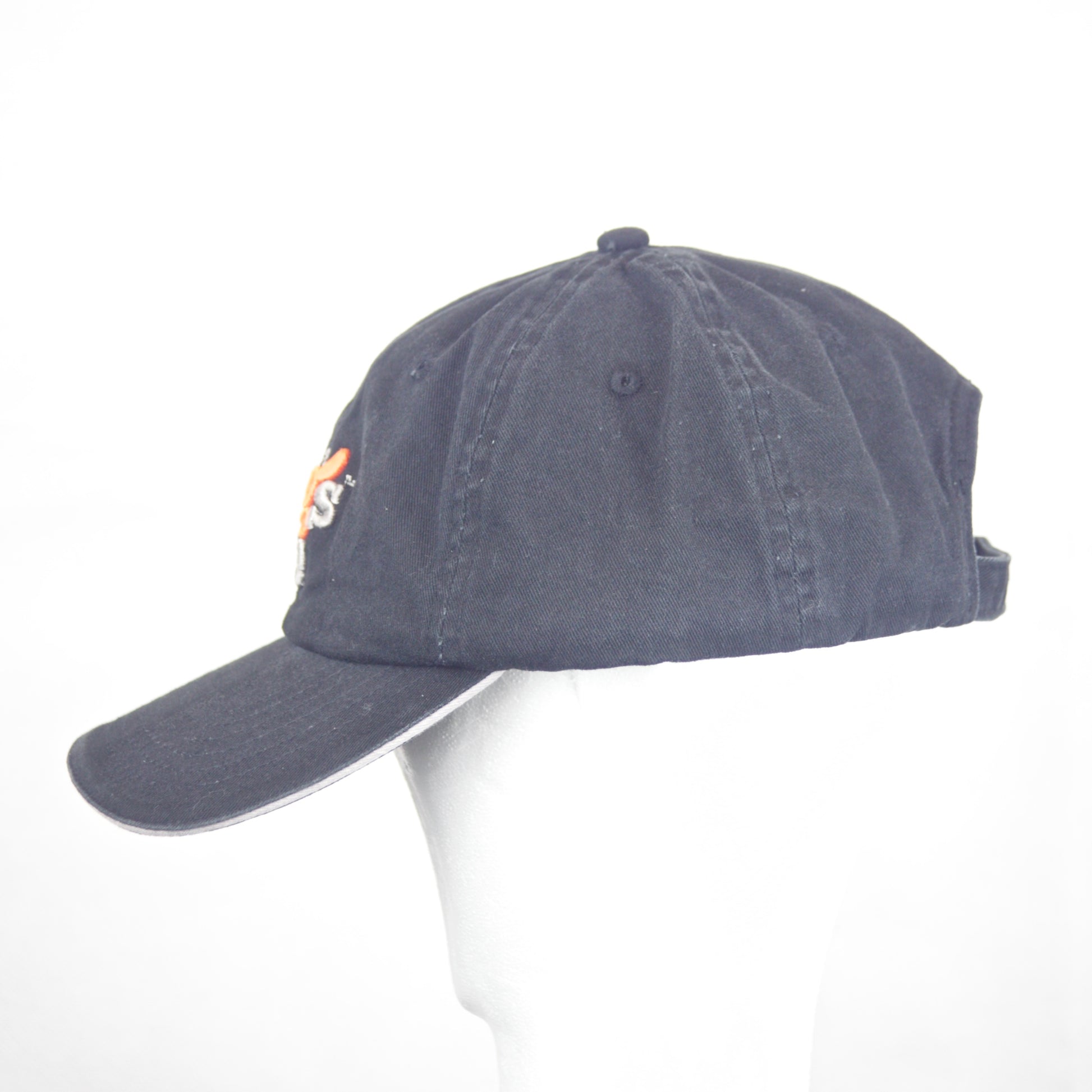 Embroidered Baseball Cap - Washed Black DG19