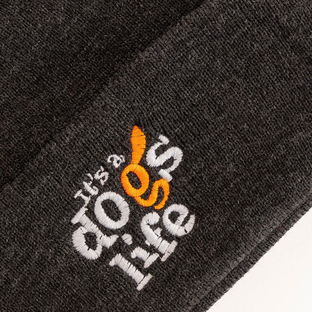 Plain Beanie - Charcoal