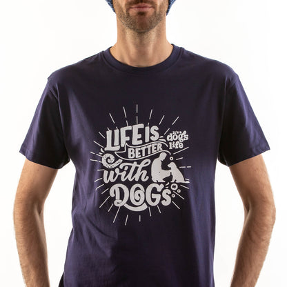 Life is Better with Dogs T-Shirt