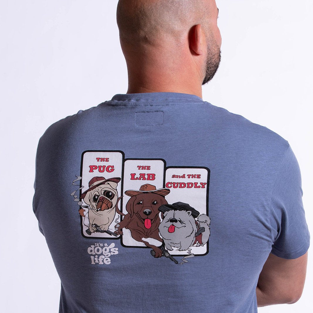 The Pug, The Lab and The Cuddly Men's T-Shirt