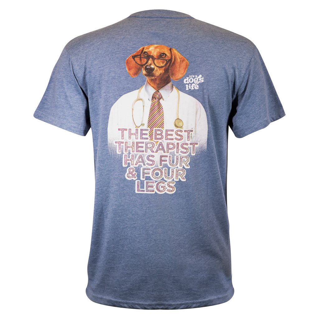 Best Therapist | Back Print - Its A Dogs Life | Clothing & Gifts