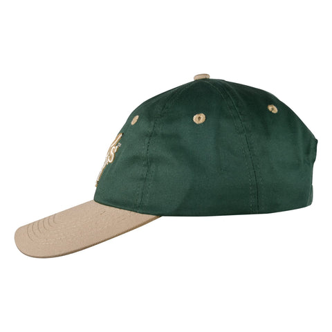 It's A Dog's Life Embroidered Baseball Cap - Green/Beige - Its A Dogs Life | Clothing & Gifts
