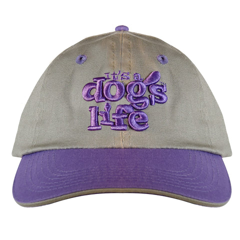 It's A Dog's Life Embroidered Baseball Cap - Grey/Indigo - Its A Dogs Life | Clothing & Gifts