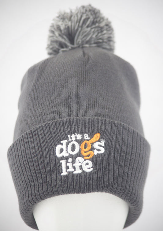 It's A Dog's Life | Beanie With Pom