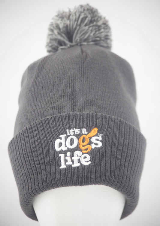 It's A Dog's Life | Beanie With Pom