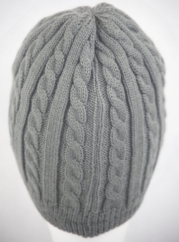 Mariner Cable Knit  Beanie-Grey